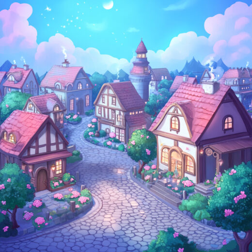 sref 227 | a town
