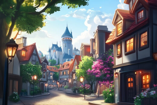 sref 228 | a town