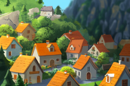 sref 234 | a town