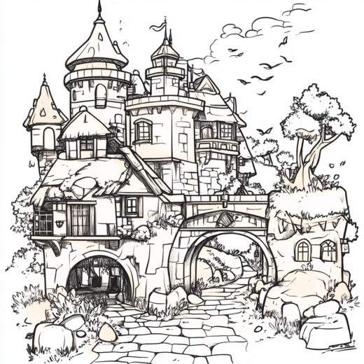 sref 238 | a town