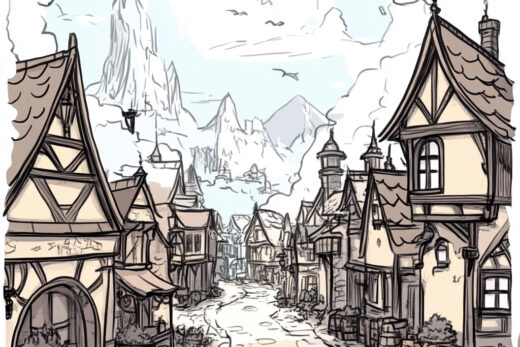 sref 238 | a town