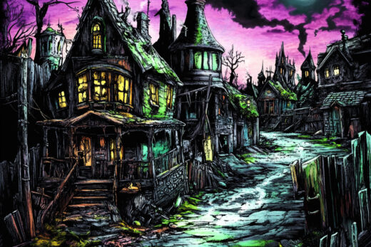 sref 244 | a town