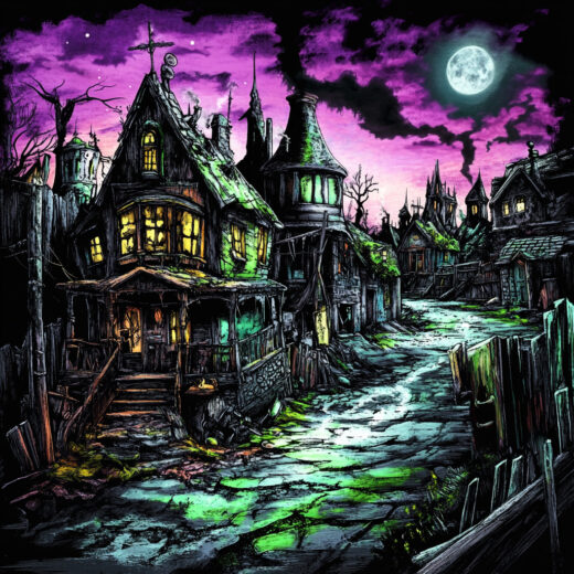 sref 244 | a town