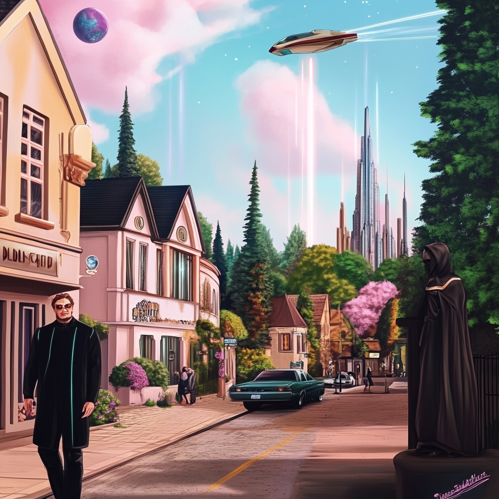 sref 247 | a town