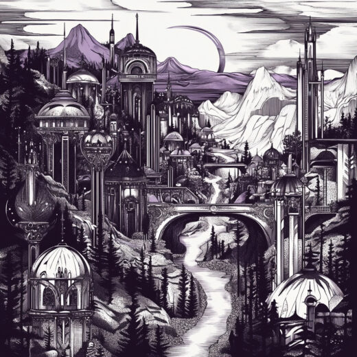 sref 248 | a town