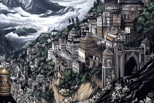 sref 249 | a town