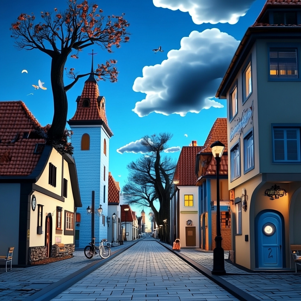 sref 265 | a town