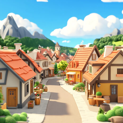 sref 266 | a town
