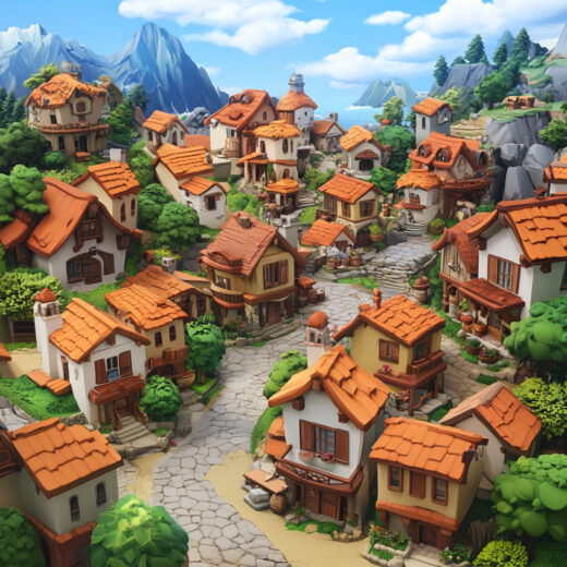sref 267 | a town