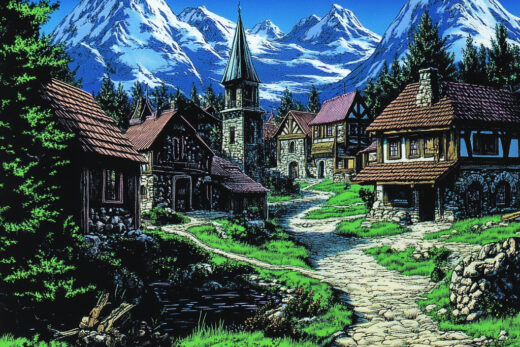 sref 275 | a town