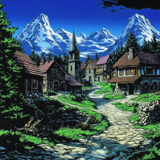 sref 275 | a town