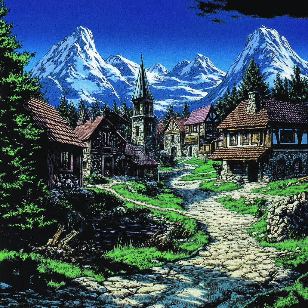 sref 275 | a town