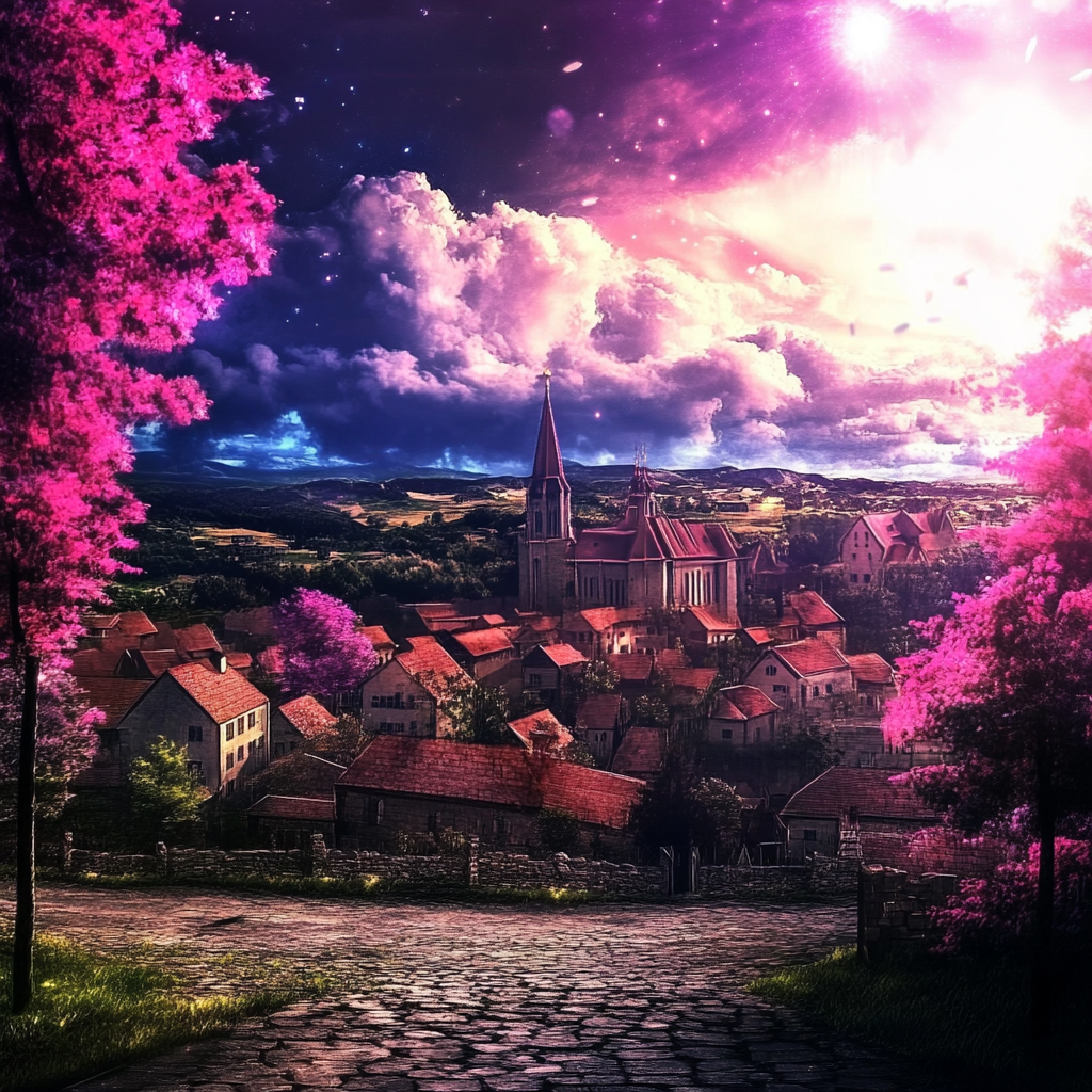 sref 278 | a town