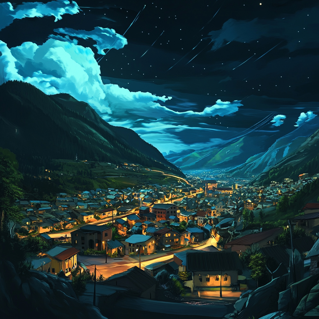 sref 288 | a town