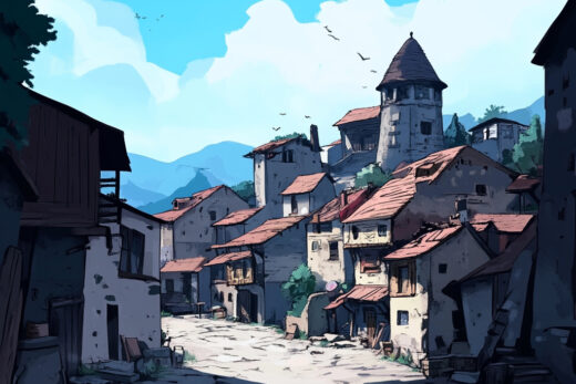 sref 301 | a town