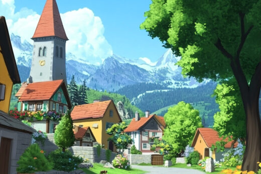 sref 306 | a town