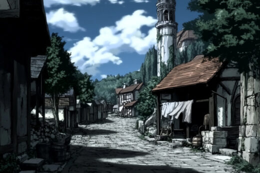 sref 313 | a town