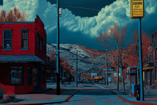 sref 320 | a town