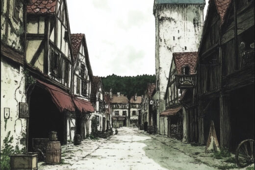 sref 324 | a town