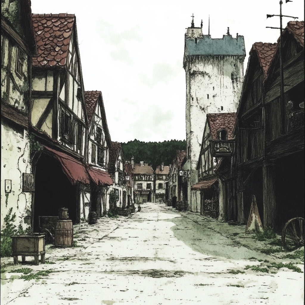 sref 324 | a town
