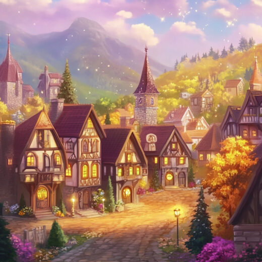 sref 33 | a town