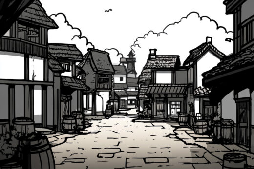 sref 343 | a town