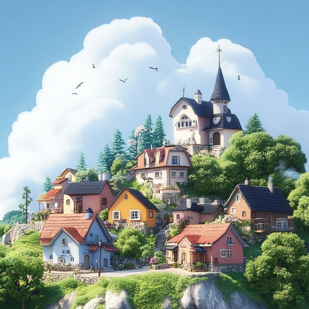 sref 350 | a town
