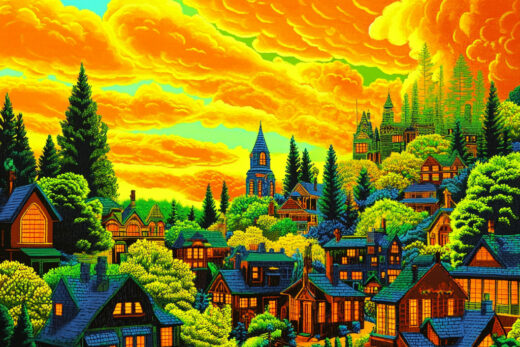 sref 358 | a town