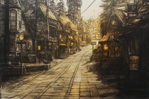 sref 366 | a town