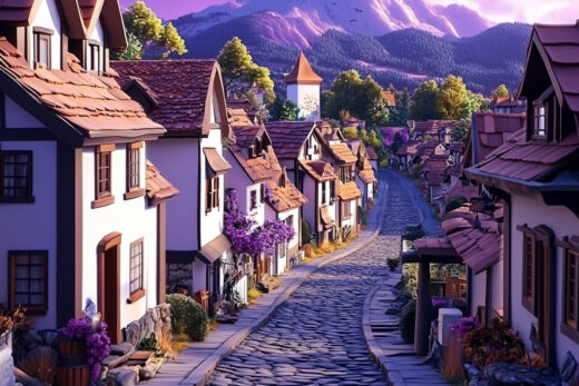 sref 380 | a town