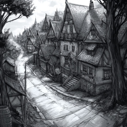 sref 397 | a town