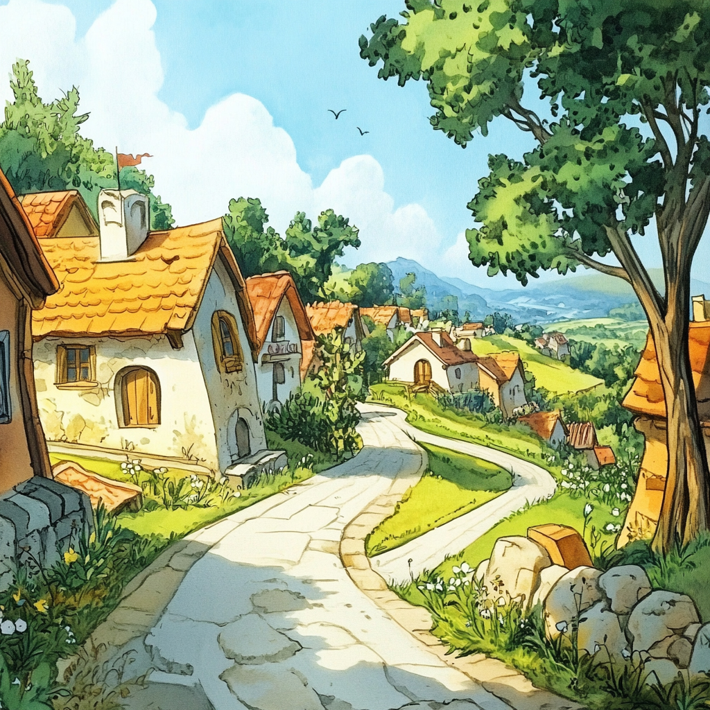 sref 39 | a town