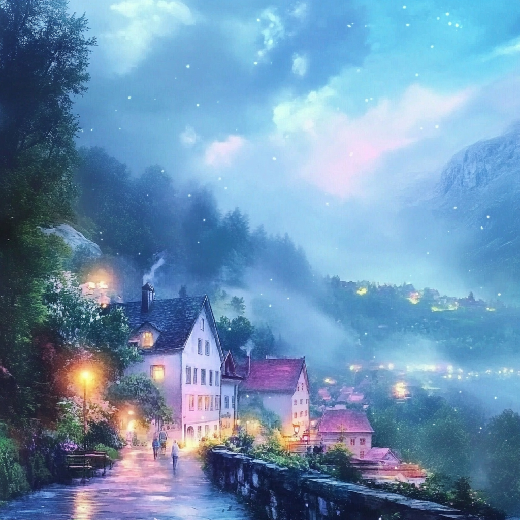 sref 408 | a town