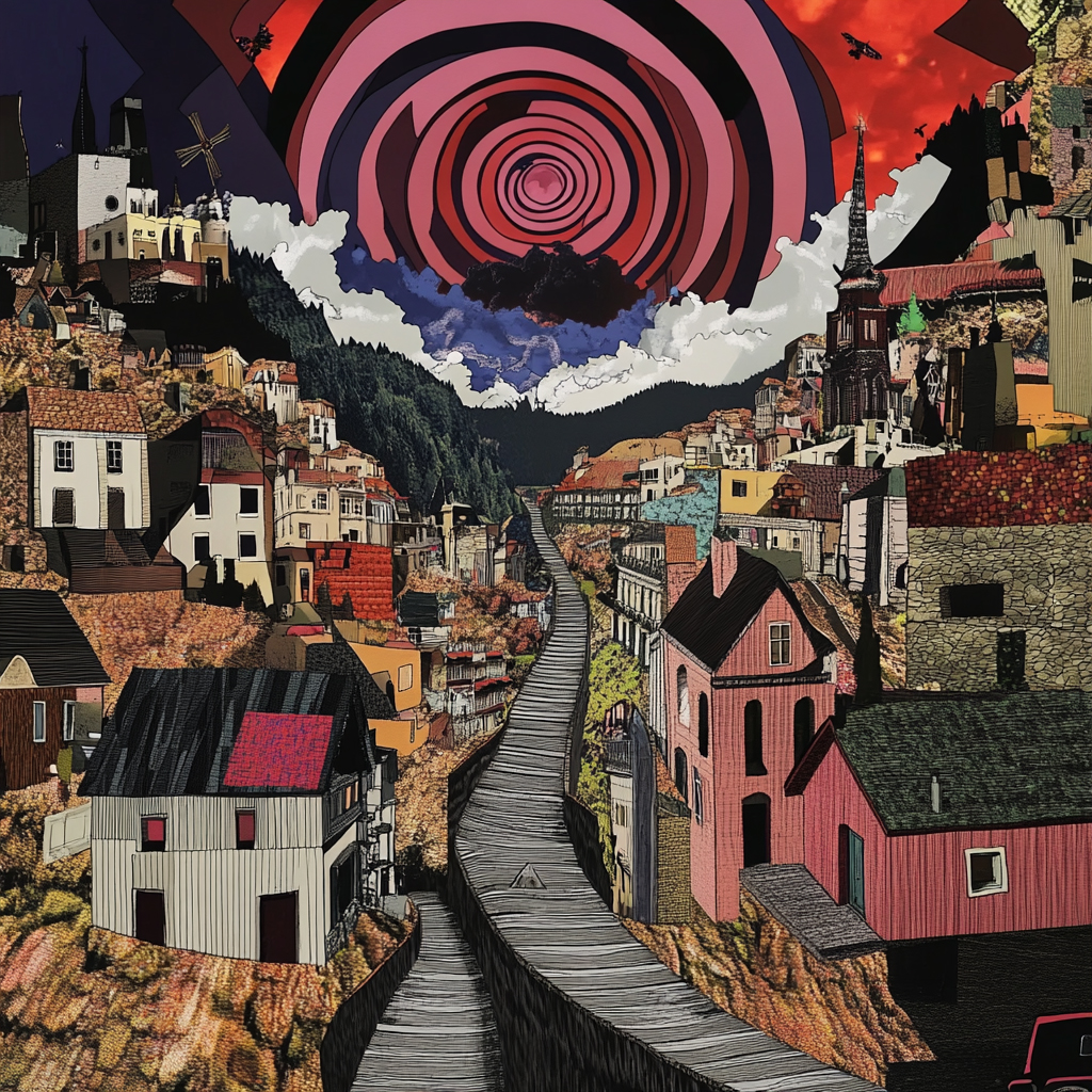 sref 409 | a town