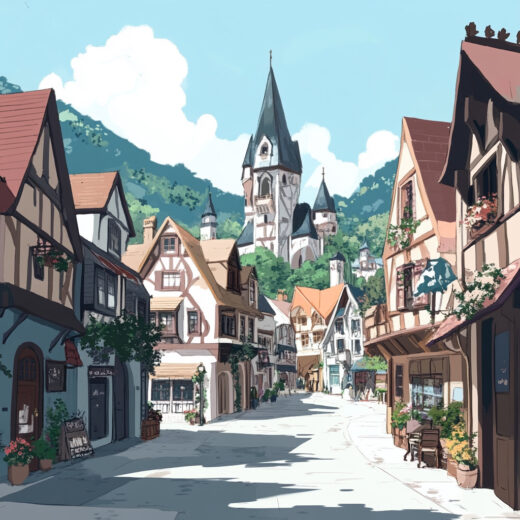 sref 420 | a town