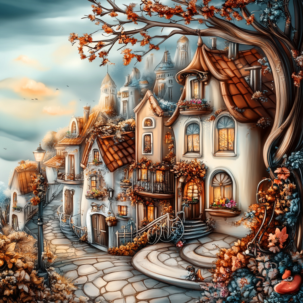 sref 422 | a town