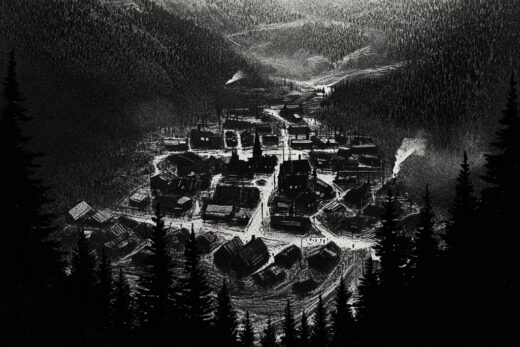 sref 424 | a town