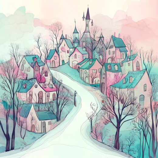 sref 428 | a town