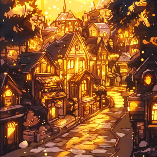 sref 458 | a town