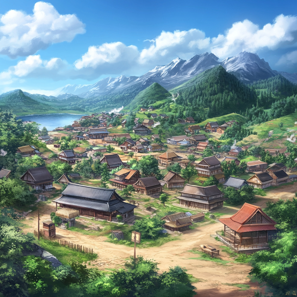 sref 459 | a town