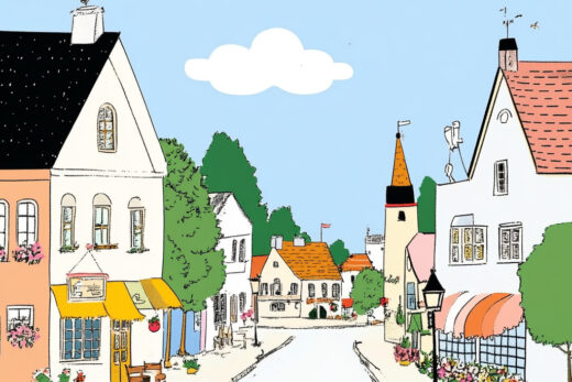sref 468 | a town