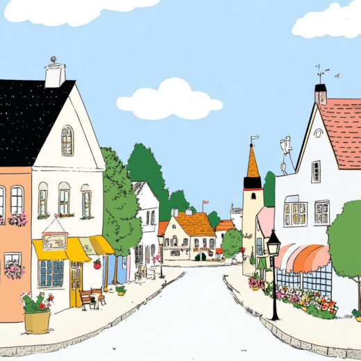 sref 468 | a town