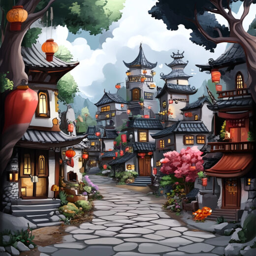 sref 474 | a town