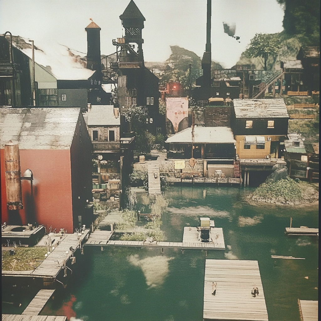 sref 47 | a town