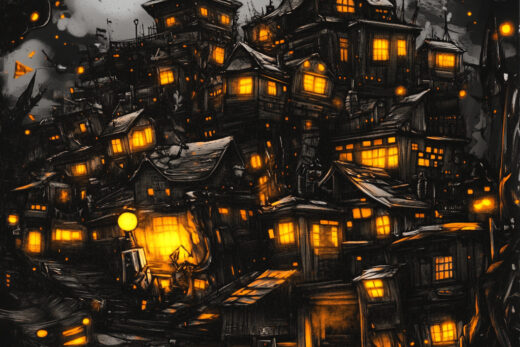 sref 482 | a town