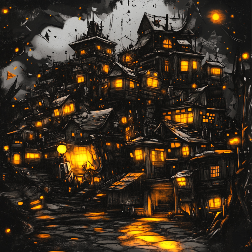 sref 482 | a town
