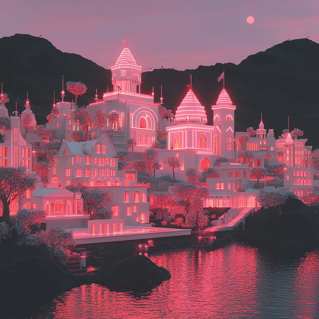 sref 499 | a town