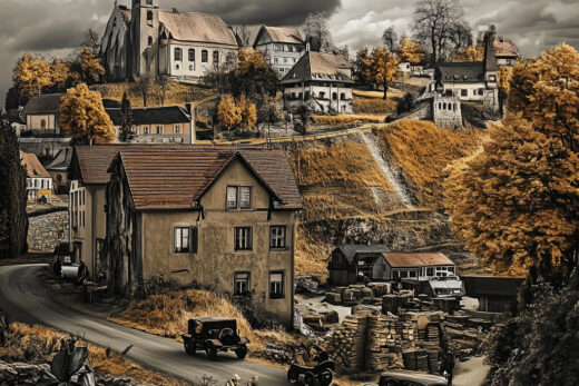 sref 4 | a town