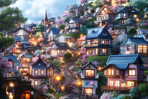 sref 501 | a town