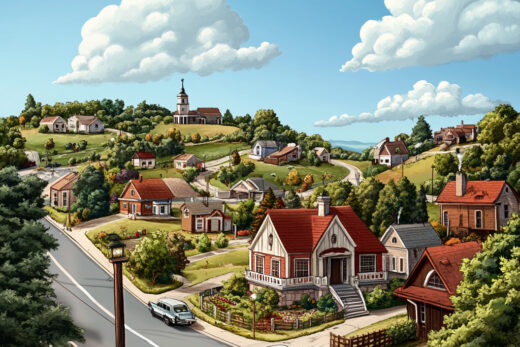 sref 502 | a town